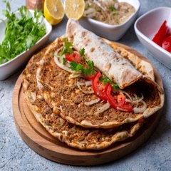 6'lı Antep Lahmacun Menü (1 lt ayran)